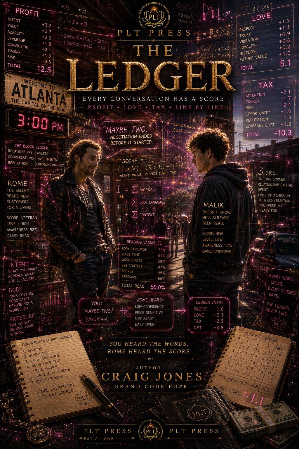 The Ledger PLT Deep book — deep dive into Profit Love Tax scoring system