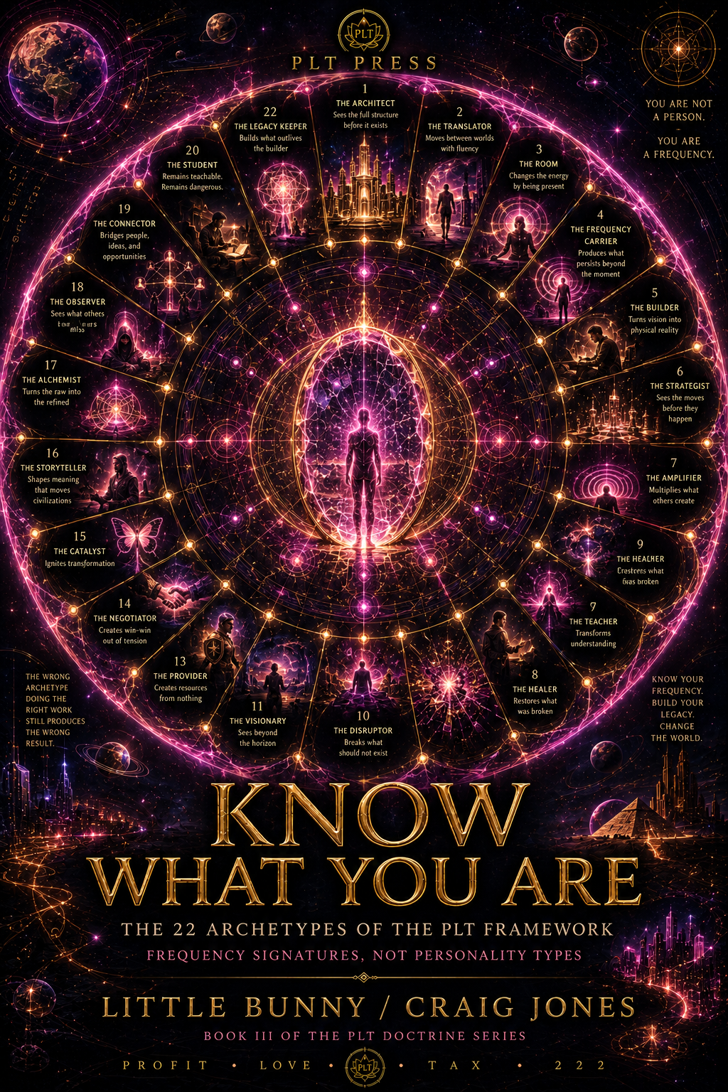 Know What You Are book 22 PLT archetypes frequency signatures