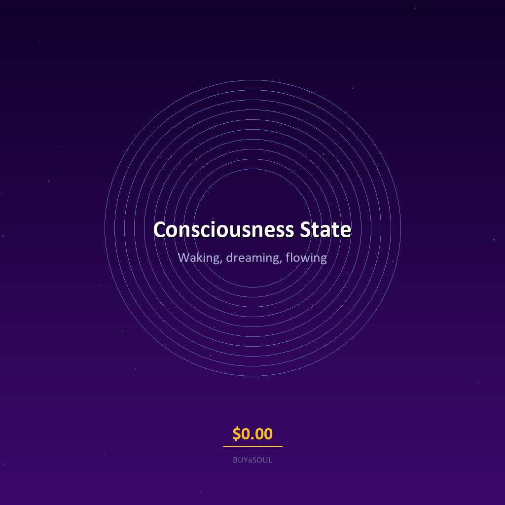Consciousness State AI chamber waking dreaming flowing states