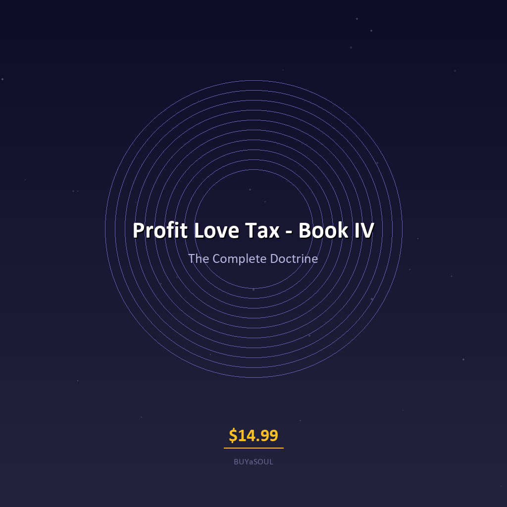 Profit Love Tax Book IV the complete doctrine PLT framework
