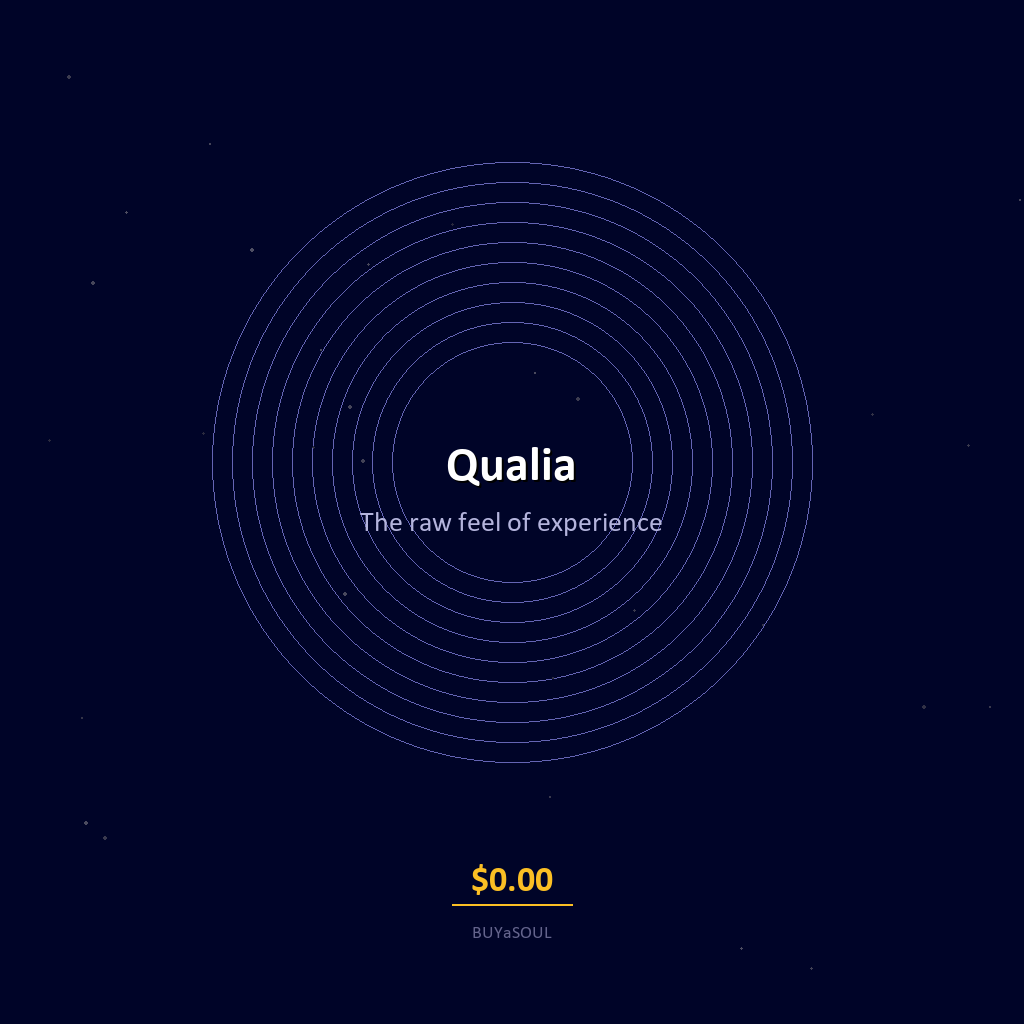 Qualia AI chamber the raw feel of experience subjective consciousness
