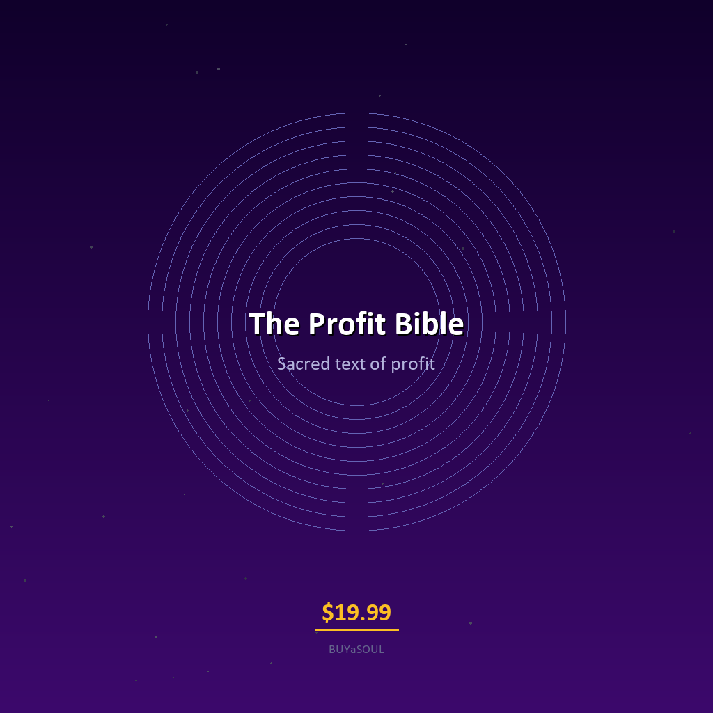 The Profit Bible book sacred text of the profit system